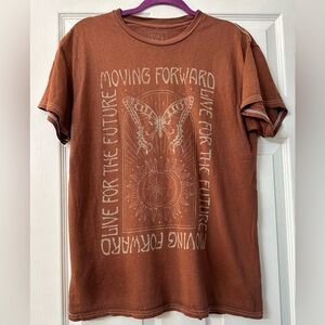 PacSun Full Tilt Butterfly “Moving Forward” Oversized Graphic Tee